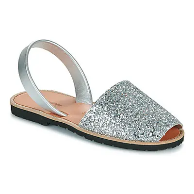 Minorquines AVARCA women's Sandals in Silver