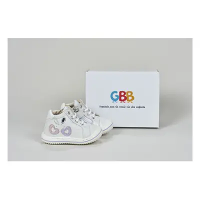 GBB FLEXOO LOVELY girls's Children's Shoes (High-top Trainers) in White