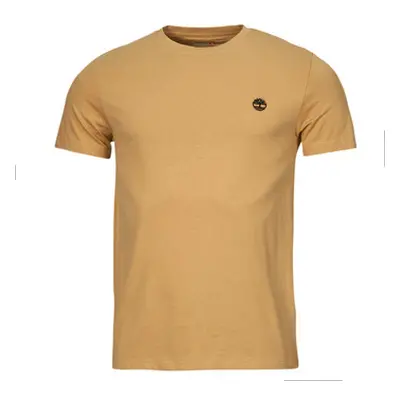 Timberland Short Sleeve Tee men's T shirt in Beige