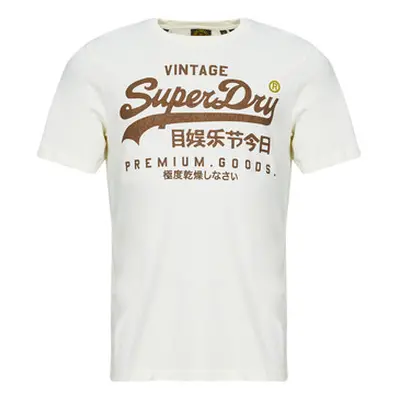 Superdry WORKWEAR RELAXED men's T shirt in White