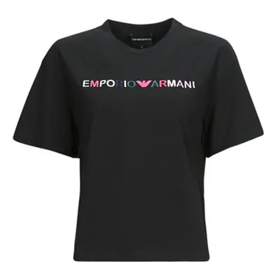 Emporio Armani 6R2T7S women's T shirt in Black