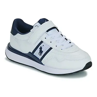 Polo Ralph Lauren TRAIN 89 SPORT PS boys's Children's Shoes (Trainers) in White