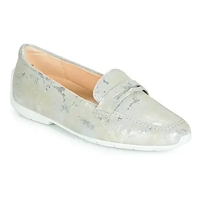 Peter Kaiser ALJONA women's Loafers / Casual Shoes in Silver