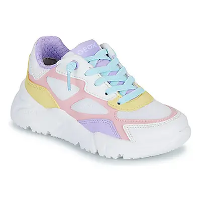 Geox J LOFTUS GIRL girls's Children's Shoes (Trainers) in Multicolour