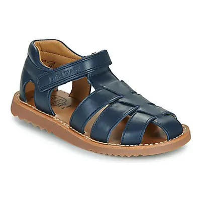 Pom d'Api WAFF PAPY boys's Children's Sandals in Blue