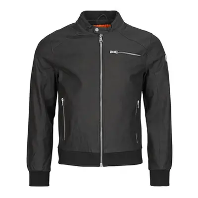 Kaporal LIRAK men's Leather jacket in Black