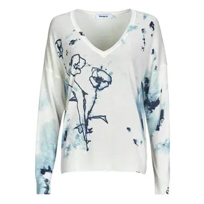 Desigual HELSINKI women's Sweater in White