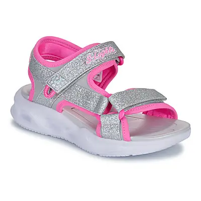 Skechers 303024L-SLHP girls's Children's Shoes (Trainers) in Silver