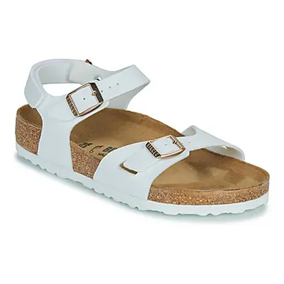 BIRKENSTOCK Rio AS Kids BF White girls's Children's Sandals in White