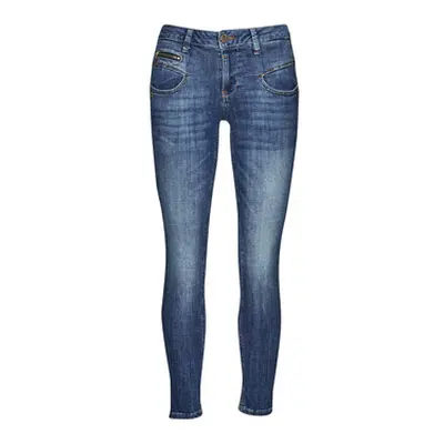 Freeman T.Porter ALEXA HIGH WAIST CROPPED SDM women's Skinny Jeans in Blue