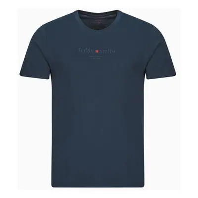 Teddy Smith T-JIM MC men's T shirt in Marine