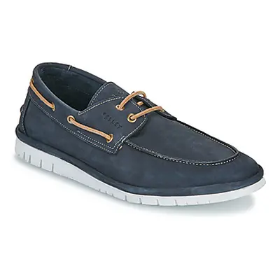 Pellet PEPO men's Boat Shoes in Blue