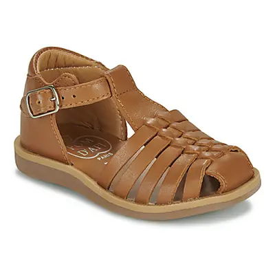 Pom d'Api POPPY PITTI girls's Children's Sandals in Brown