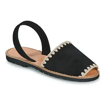 Minorquines AVARCA women's Sandals in Black