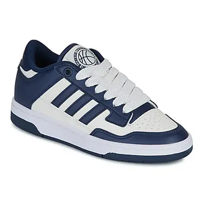 Adidas RAPID COURT LOW J boys's Children's Shoes (Trainers) in Blue