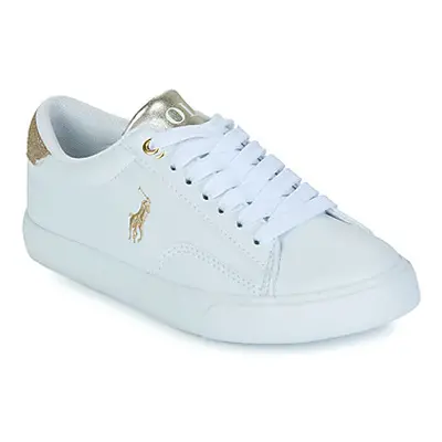 Polo Ralph Lauren THERON V girls's Children's Shoes (Trainers) in White