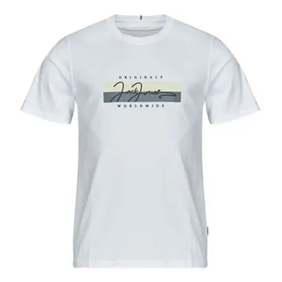 Jack & Jones JORFREDERIKSBERG men's T shirt in White