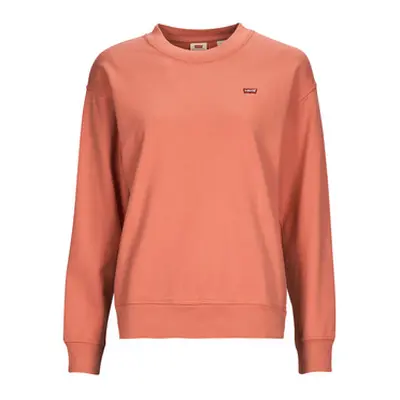 Levis STANDARD CREW women's Sweatshirt in Orange