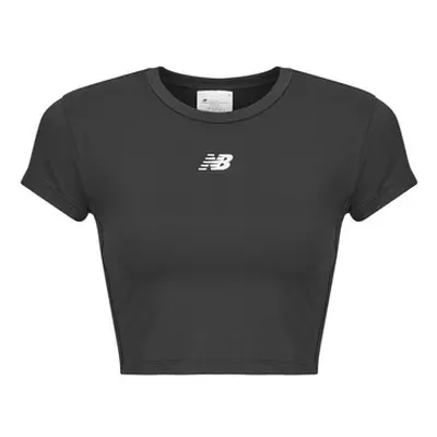 New Balance NB Harmony Fitted T-Shirt women's T shirt in Black