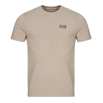 Emporio Armani EA7 TRAIN CORE ID TEE 8NPT26 men's T shirt in Beige