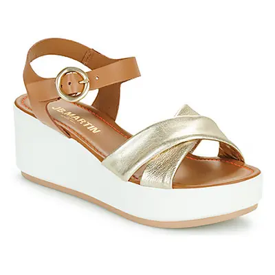 JB Martin AMBRE women's Sandals in Gold