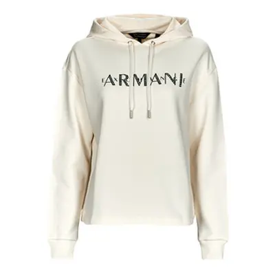 Armani Exchange 6RYM95 women's Sweatshirt in Beige