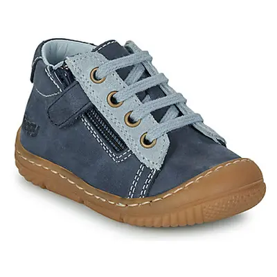 Bopy JEJOC boys's Children's Shoes (High-top Trainers) in Blue