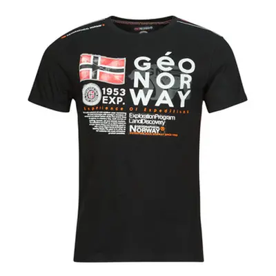 Geographical Norway JIVY men's T shirt in Black