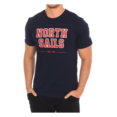 North Sails 9024060-800 men's T shirt in Marine