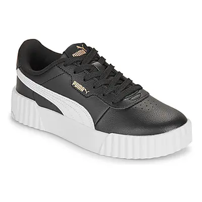 Puma Carina 3.0 Jr girls's Children's Shoes (Trainers) in Black