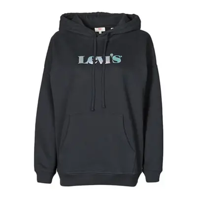 Levis GRAPHIC RIDER HOODIE women's Sweatshirt in Black