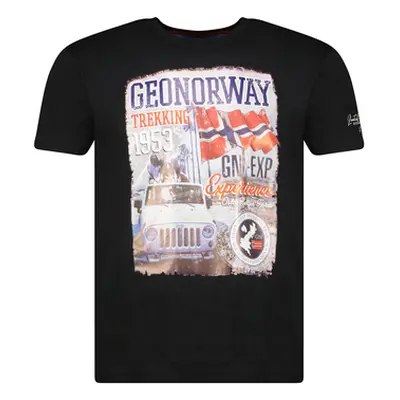 Geo Norway SW1959HGNO-BLACK men's T shirt in Black