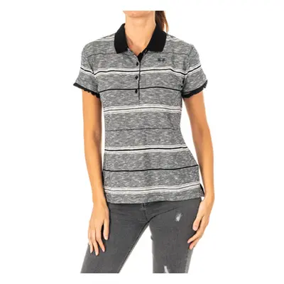 La Martina LWP005-S0606 women's Polo shirt in Multicolour