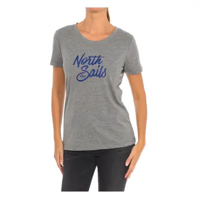 North Sails 9024300-926 women's T shirt in Grey