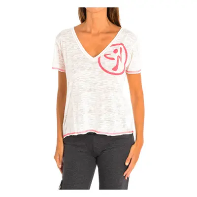 Zumba Z1T00434-BLANCO women's T shirt in White