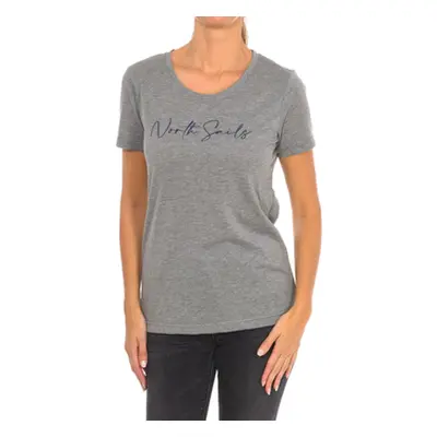 North Sails 9024330-926 women's T shirt in Grey