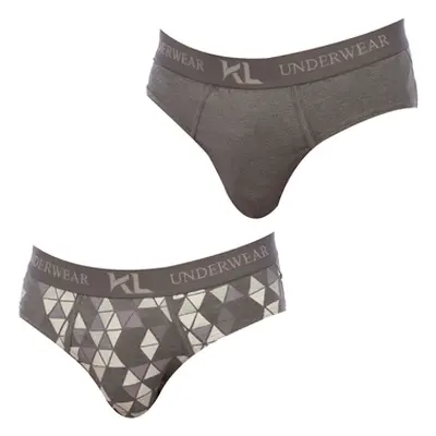 Kisses&Love KLS2-2019-GRIS men's Underpants / Brief in Grey