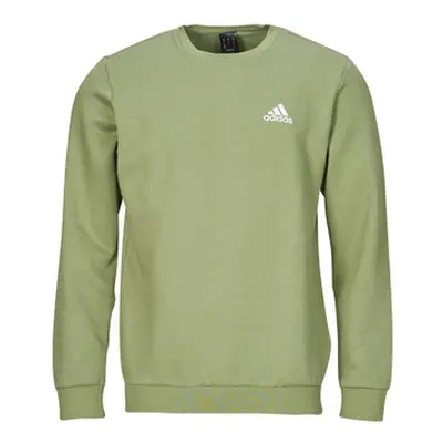 Adidas FEELCOZY ESSENTIALS FLEECE SWEATSHIRT men's Sweatshirt in Green