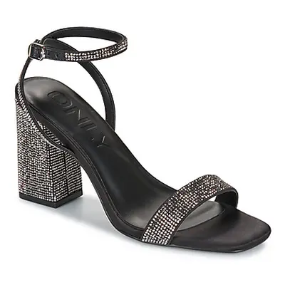 Only ONLALYX-28 BLING HEELED SANDAL women's Sandals in Black