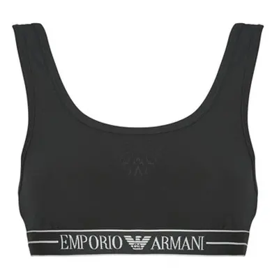 Emporio Armani EVERYDAY COTTON BRA women's Sports bras in Black