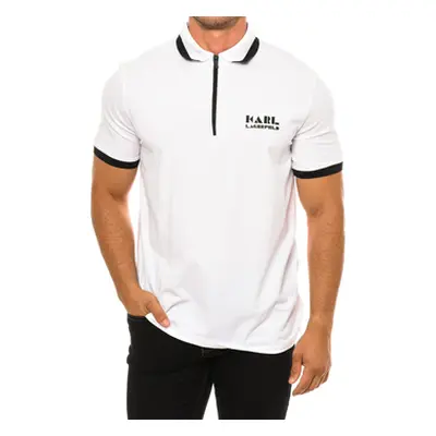 Karl Lagerfeld 745081533221-010 men's Polo shirt in White