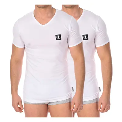 Bikkembergs BKK1UTS08BI-WHITE men's T shirt in White