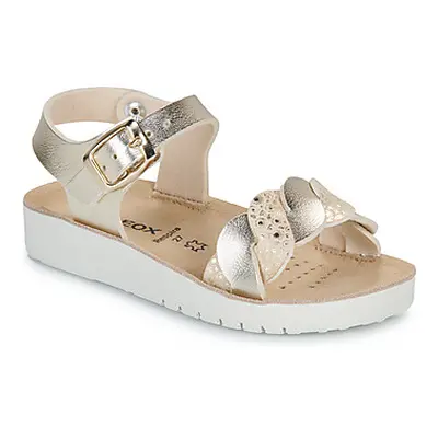 Geox J SANDAL COSTAREI GI girls's Children's Sandals in Gold