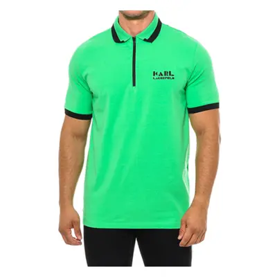 Karl Lagerfeld 745081533221-510 men's Polo shirt in Green