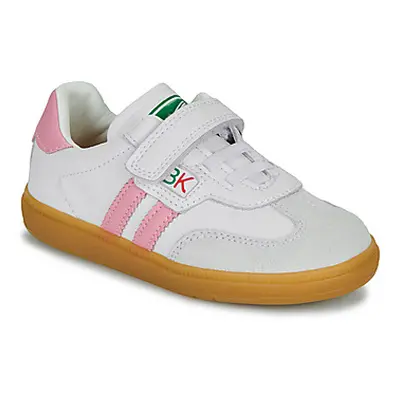 Pablosky SAX girls's Children's Shoes (Trainers) in White