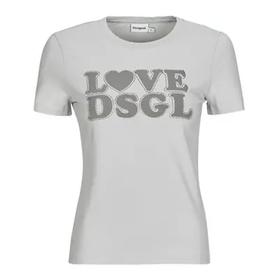 Desigual LOVE DSGL women's T shirt in White