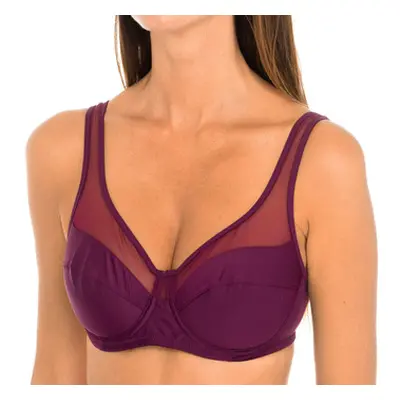 DIM 03983-A2G women's Underwire bras in Bordeaux