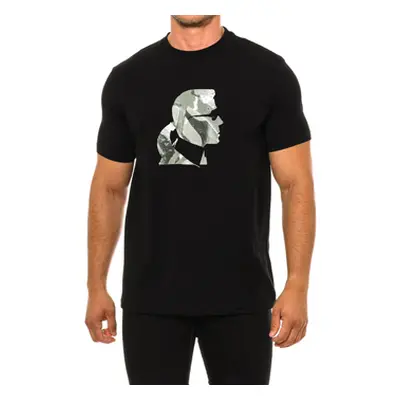 Karl Lagerfeld 755404533221-991 men's T shirt in Black