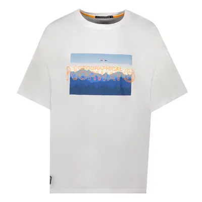 Geographical Norway SY1369HGN-White men's T shirt in White