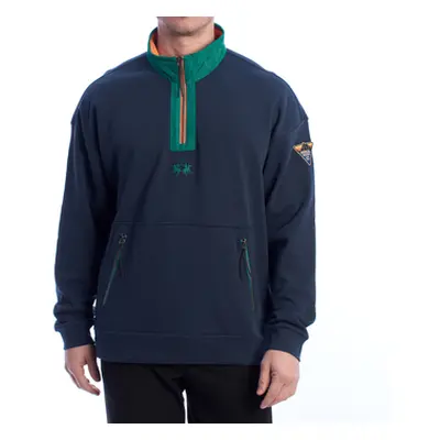 La Martina TMF309-FP220-07017 men's Sweatshirt in Marine